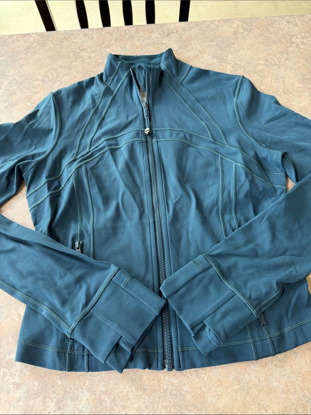 lululemon athletica Teal Full-Zip Utility Jacket